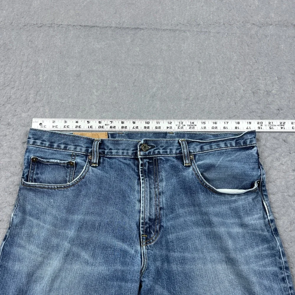 Gap 1969 Jeans Mens 38x30 Standard Fit 54023 Blue Medium‎ Authentic Wash Denim